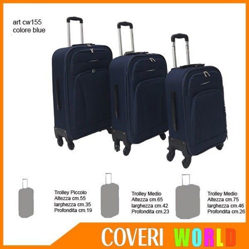 Tris Di Valigie Coveri World Modello Semirigido Cw155 Tris Di Valigie Coveri World Modello Semirigido Cw155